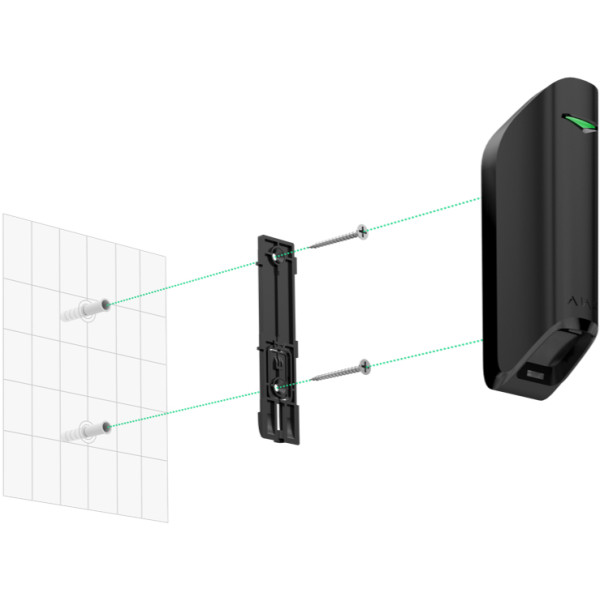 Беспроводной датчик выявления движения Ajax 12972 Motion Protect Curtain «штора» (белый) - фото №1