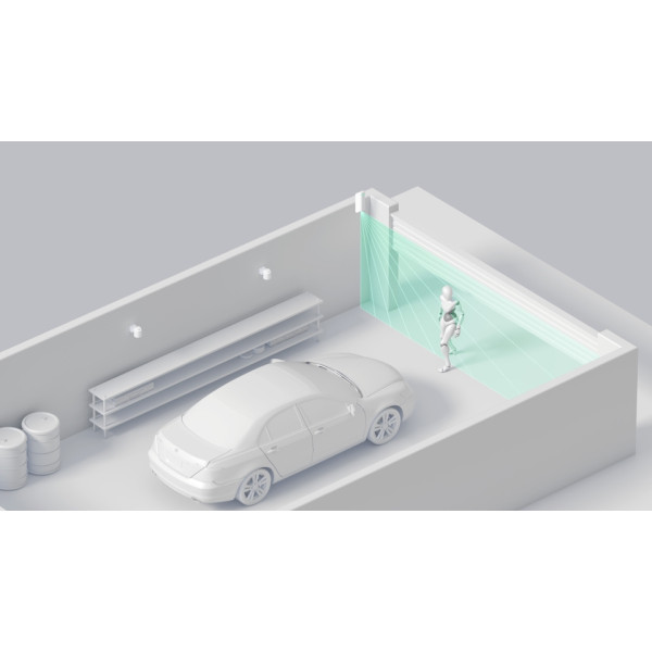 Беспроводной датчик выявления движения Ajax 12972 Motion Protect Curtain «штора» (белый) - фото №4