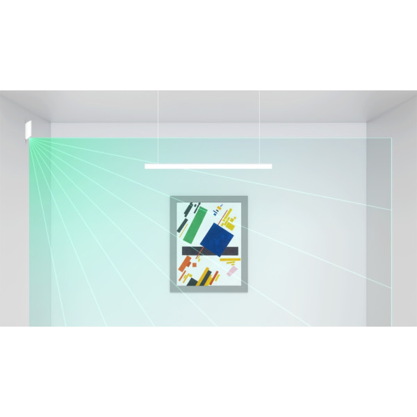 Беспроводной датчик выявления движения Ajax 12972 Motion Protect Curtain «штора» (белый) - фото №5