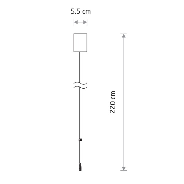 Підвіс Nowodvorski 8288 CL Office Hall Pro Power Supply Kit IP20 чорний - фото №1