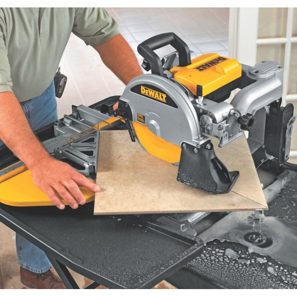 Дисковый настольный плиткорез DeWALT D24000 1600Вт - фото №6
