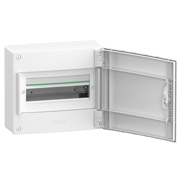Навесной щит Schneider Electric PrismaSeT XS LVSXQ113 1 ряд 13М белые двери - фото №1
