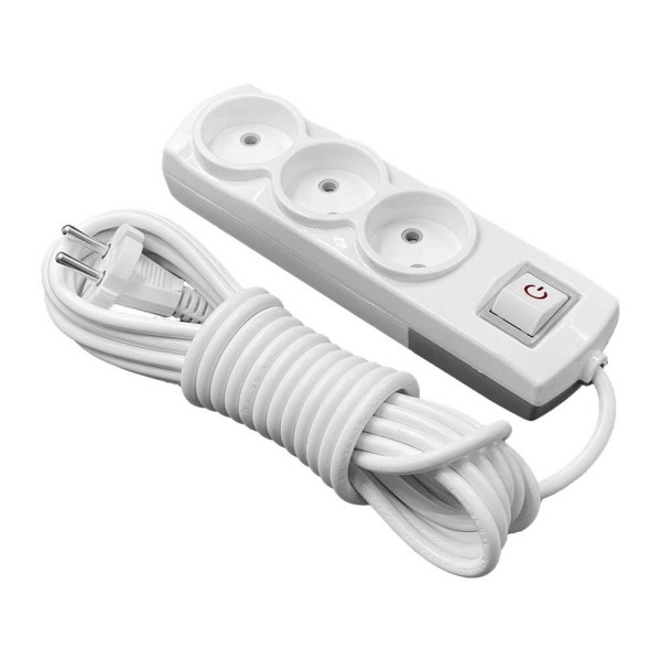 Подовжувач Violux 3р 5м без заземлення з вимикачем ( 920351 )