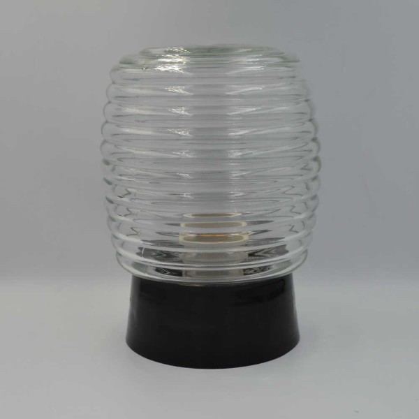 Плафон "Бочонок" стеклянный к НББ/НСП прозрачный - фото №1