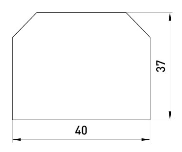 Разделитель для наборных клеммных колодок E.Next e.tc.sep.pro.4.10 (p051002) - фото №1