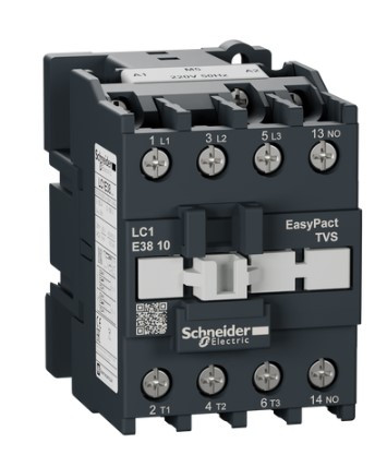 Контактор Schneider Electric LC1E3810M5 3Р Е 1NO 38А АС3 220В