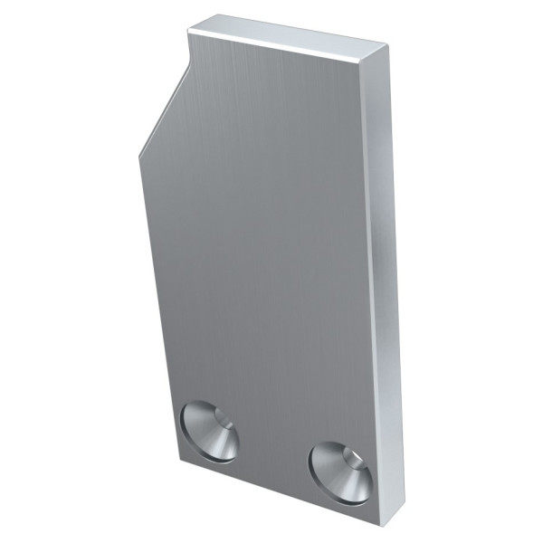 Заглушка Lumines для типа I6 8мм без отверстия правая серебро