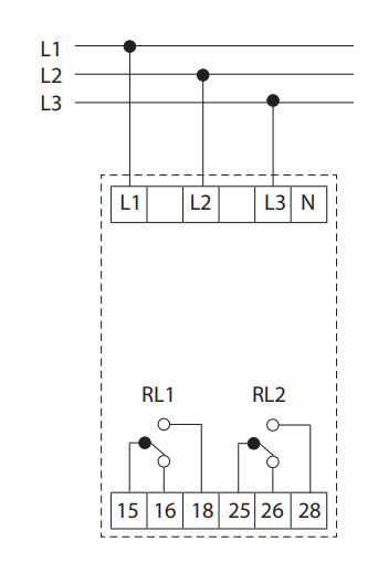 Багатофункціональне реле контролю фаз Elko-Ep HRN-100 - фото №1