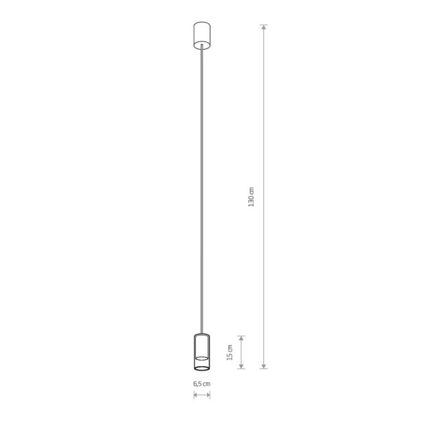Подвесной светильник, люстра Nowodvorski 7870 Cylinder S GU10 1x10W IP20 Черный - фото №1