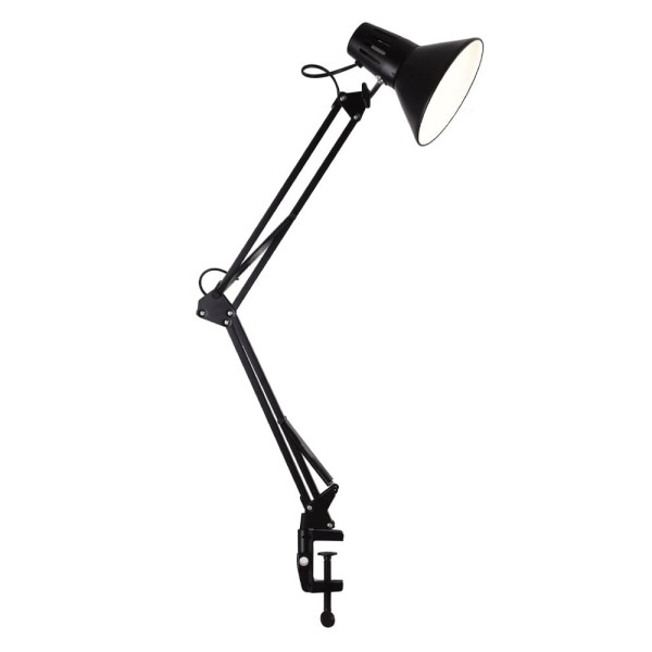 Настольная лампа на струбцине Goldlux 325150 Worker E27 10W IP20