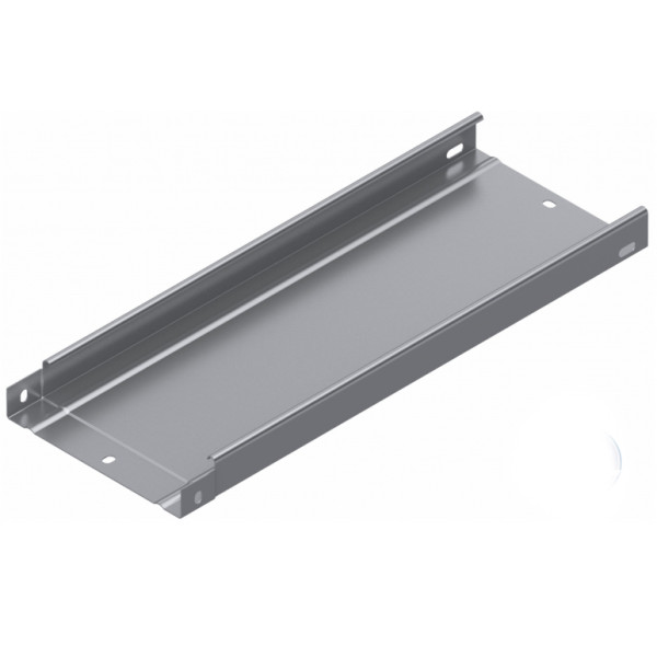 Неперфорований лоток METAKSAN FDK 520 06 PG 200х50 3000мм 0,6мм - фото №1