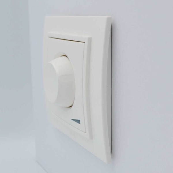 Светорегулятор ELBI ZENA белый 800W с подсветкой без рамки ( 609-010200-192 ) - фото №2