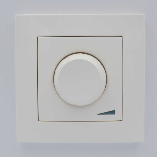 Светорегулятор ELBI ZENA белый 800W с подсветкой без рамки ( 609-010200-192 ) - фото №3