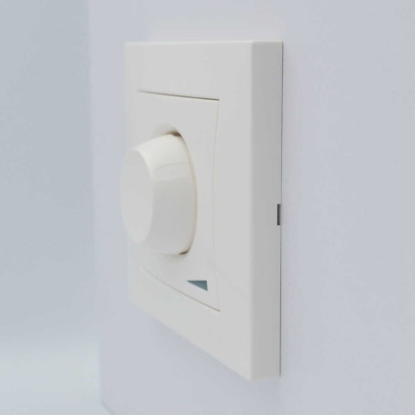 Светорегулятор ELBI ZENA белый 800W с подсветкой без рамки ( 609-010200-192 ) - фото №4