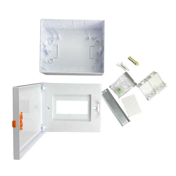 Бокс пластиковый NILSON quantum на 6 модулей внешний белый ( 32881106 ) - фото №4