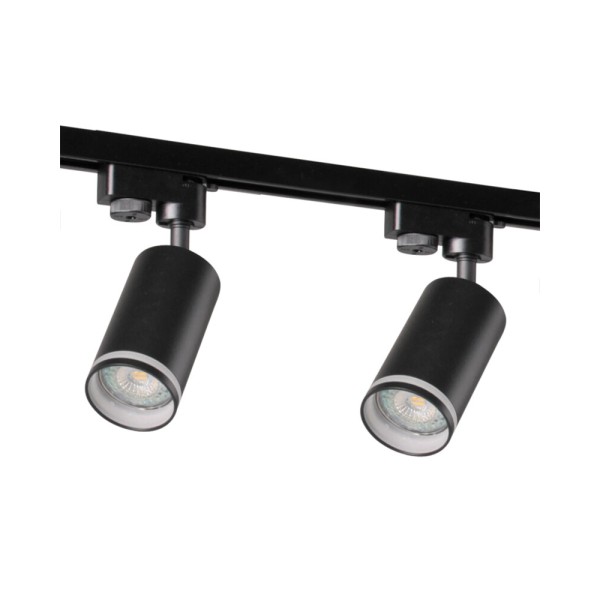 Комплект трековых светильников Goldlux 321596 Paris 1м GU10 3x10W IP20 1-фазный черный - фото №2