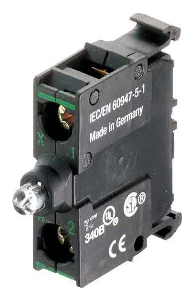 Сигнальна лампа Eaton Moeller M22-LEDC230-G (заднє кріплення)