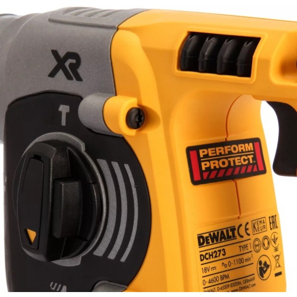 Безщітковий акумуляторний перфоратор DeWALT DCH273N SDS-Plus 18В - фото №1