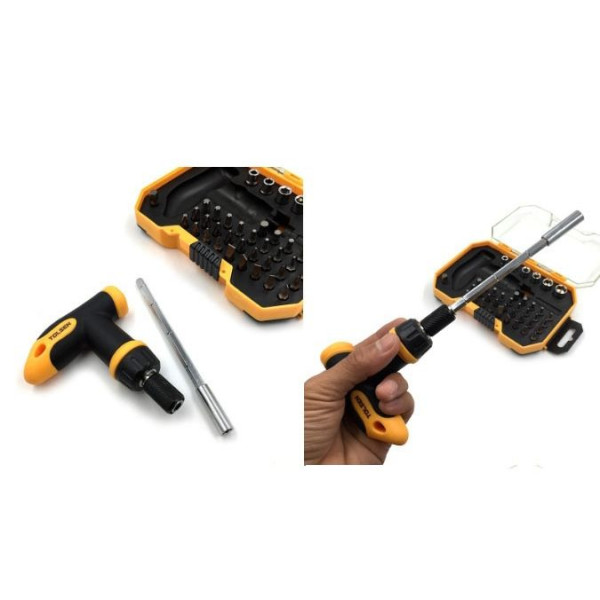 Набор бит с Т-рукояткой Tolsen (20036) (41шт) - фото №3