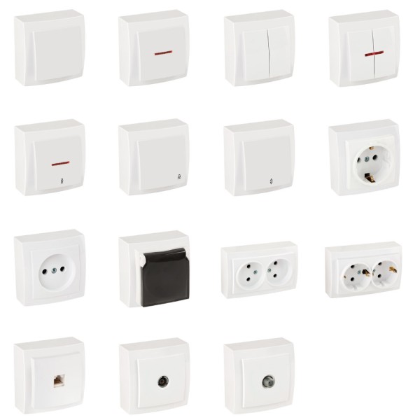 Розетка Nilson Themis біла 2-на з заземленням ( 26111025 ) - фото №6