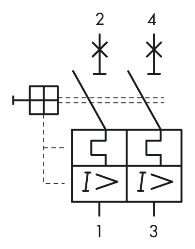 Автомат захисту двигуна Schrack BE400206 1-1,6А 2P - фото №1