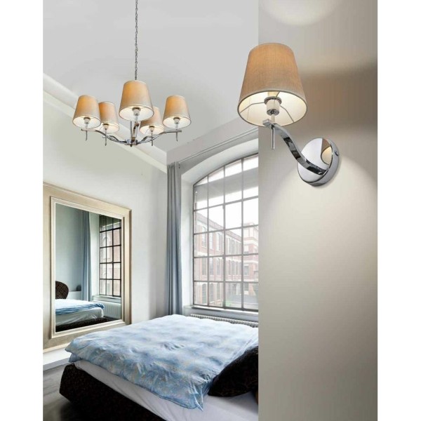 Бра, настінний світильник Azzardo AZ0723 PRINCESSA(2286-1W) - фото №1