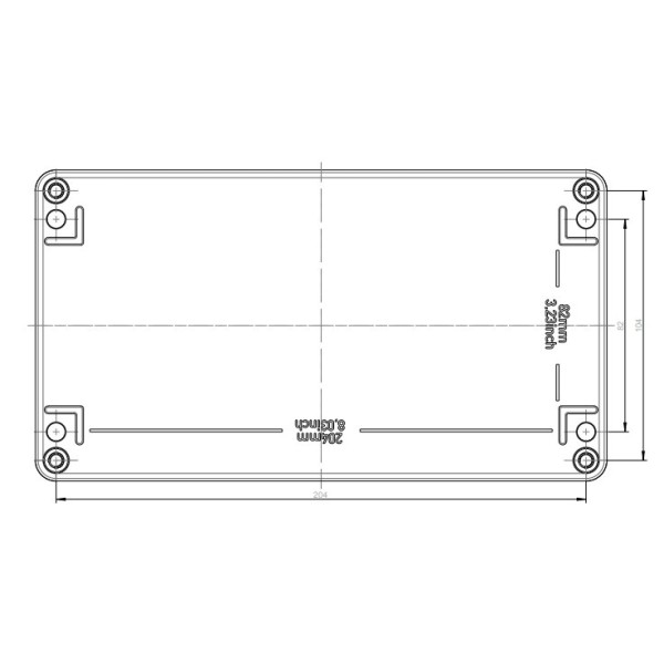 Пустая металлическая распаечная коробка Spelsberg AL 2212-8 (sp15001001) IP66 - фото №2