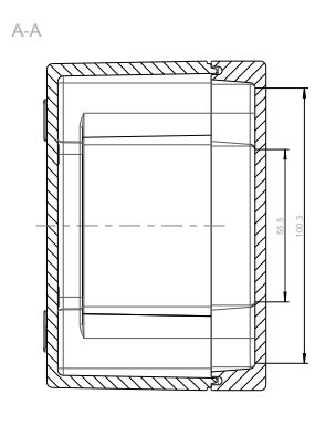 Пустая металлическая распаечная коробка Spelsberg AL 2212-8 (sp15001001) IP66 - фото №3