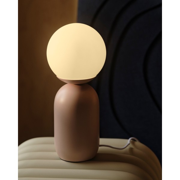 Настольная лампа Nordlux 2011035057 Notti E14 1x25W IP20 розовая - фото №2