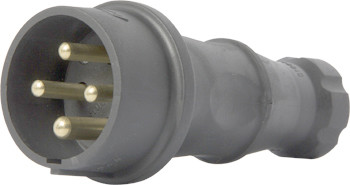 Трехфазная вилка E.Next e.plug.rubber.070.32 (4P) 32А