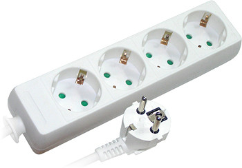 Подовжувач E.Next e.es.4.5.z.b 4 гнізда 5м з з/к (s042011)