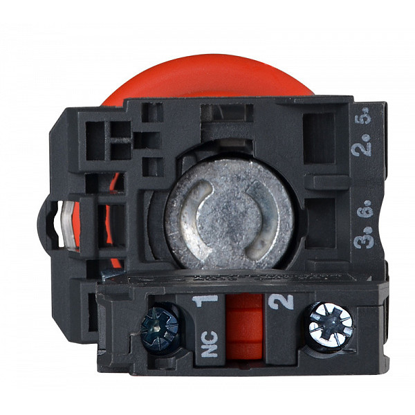 Кнопка-грибок Аско-Укрем TB5-AC42 "Стоп" Ø40мм червона (A0140010168) - фото №1