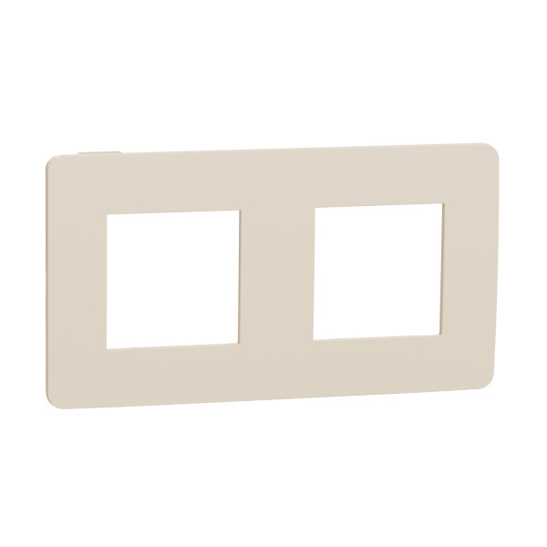 Двомісна рамка Schneider Electric Unica Studio Color NU280444 бежева