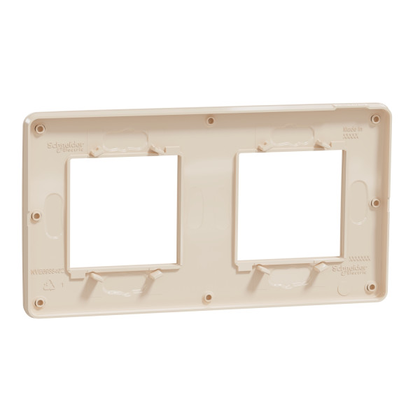 Двомісна рамка Schneider Electric Unica Studio Color NU280444 бежева - фото №3