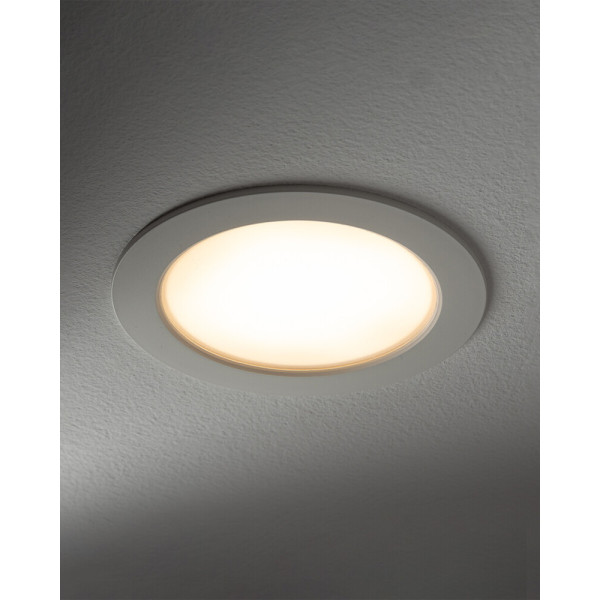 Точечный светильник Nowodvorski 10535 Mykonos LED 1x6W 3000K 360Lm IP20 белый - фото №2