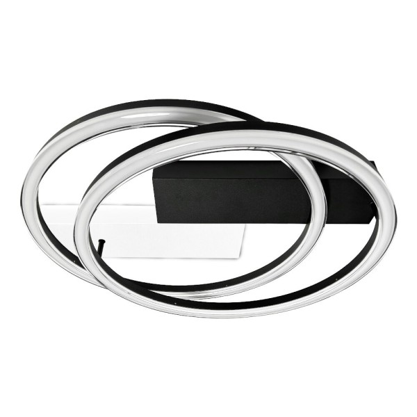 Світильник LED smart BRIONI-R+пульт 80W 3000-5000K IP20 круг чорний Violux ( 220695 ) - фото №1