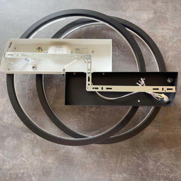 Світильник LED smart BRIONI-R+пульт 80W 3000-5000K IP20 круг чорний Violux ( 220695 ) - фото №4