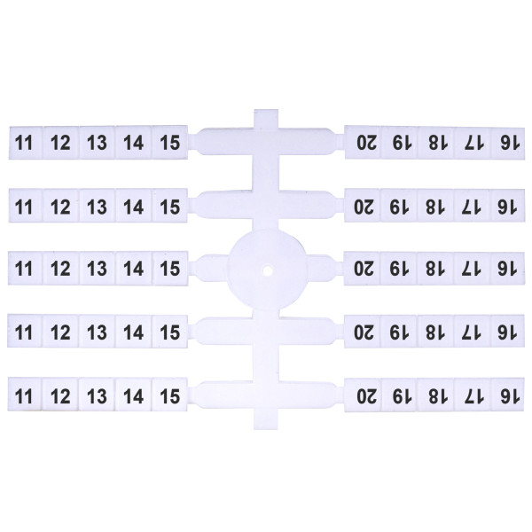 Маркувальна табличка ETI EO3 11-20 200шт (3901754)