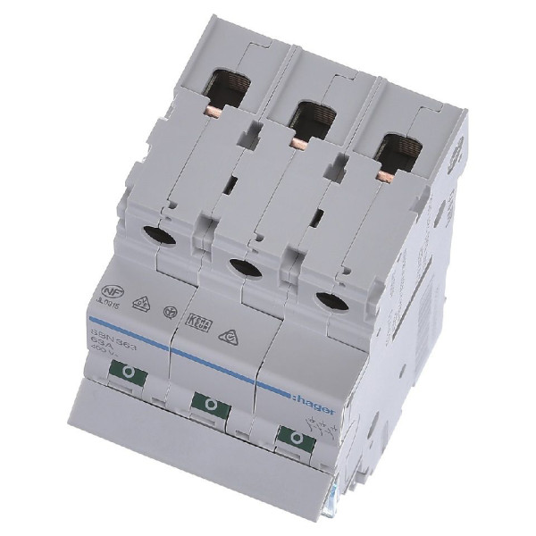 Выключатель нагрузки Hager SBN363 3P 63А/400В 3м - фото №4