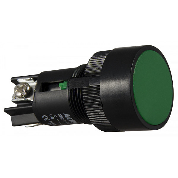 Кнопка Аско-Укрем XB2-EH131 NO з фіксацією «Старт» зелена (A0140010039) - фото №1