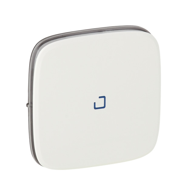 Клавиша выключателя с подсветкой Legrand Valena Allure белая