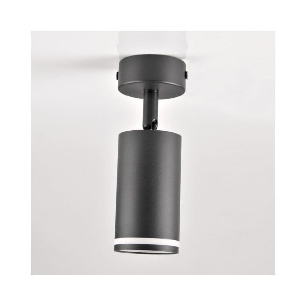 Светильник поворотный, спот Goldlux 322326 Paris GU10 1x10W IP20 BK - фото №3