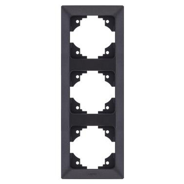 Вертикальна 3-на рамка NE-AD ARAS 93-24-71 чорна