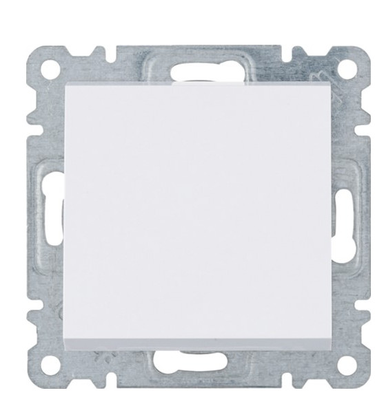 Вимикач 1-кл. 1-полюсний WL0010 Lumina-2, білий, Hager