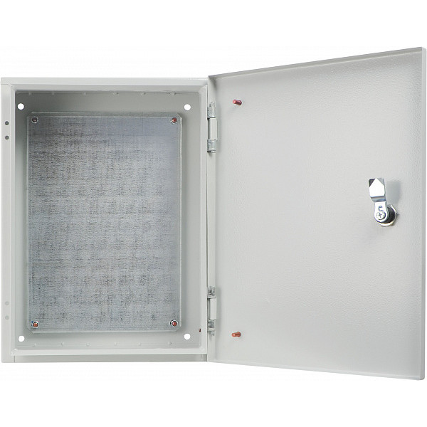 Металевий корпус Аско-Укрем Ubox з монтажною панеллю 400х300х200мм IP31 - фото №2