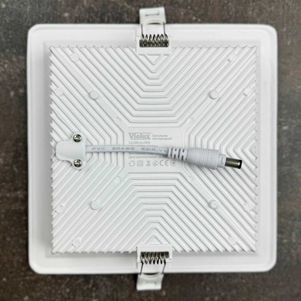 Світильник LED даунлайт Violux ALUMIN 18W 4200K квадрат IP20 ( 121280 ) - фото №3