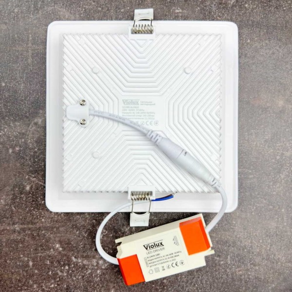 Світильник LED даунлайт Violux ALUMIN 18W 4200K квадрат IP20 ( 121280 ) - фото №4