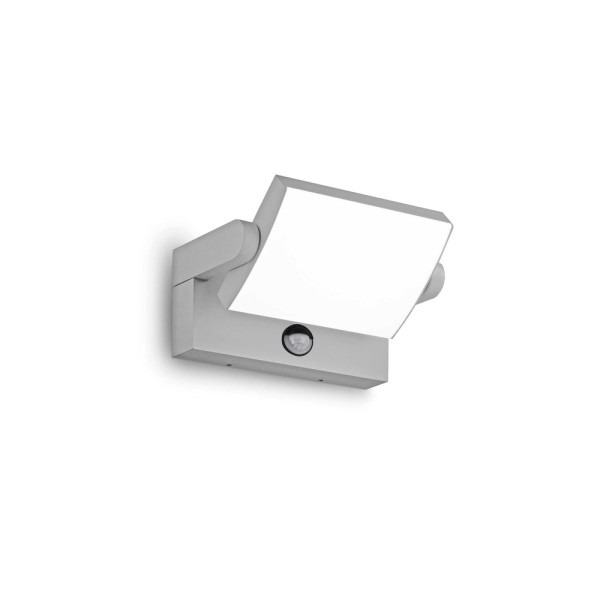 Вуличний світильник з датчиком руху Ideal Lux 326870 Swipe ap Led 1x21W 3000K 2000Lm IP54 Grey