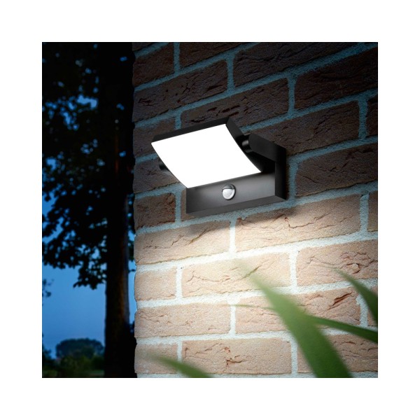 Вуличний світильник з датчиком руху Ideal Lux 326870 Swipe ap Led 1x21W 3000K 2000Lm IP54 Grey - фото №1