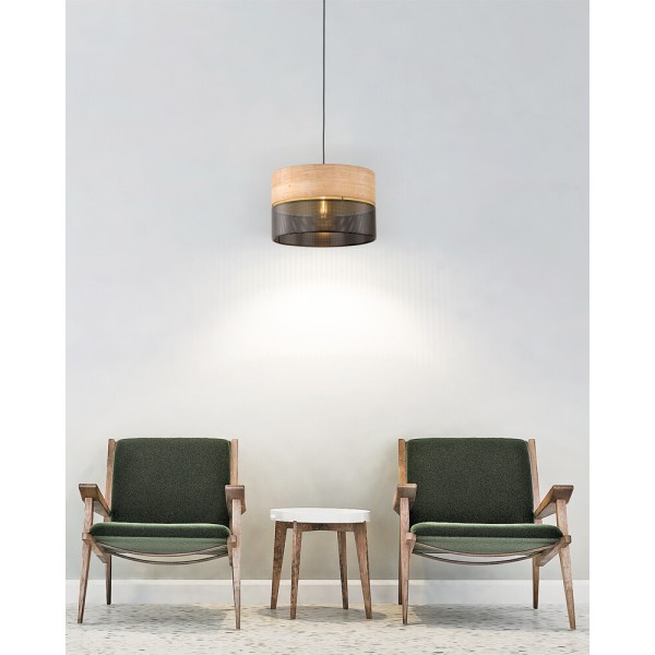 Підвісний світильник, люстра TK Lighting 4799 Nicol E27 1x15W IP20 чорний - фото №1